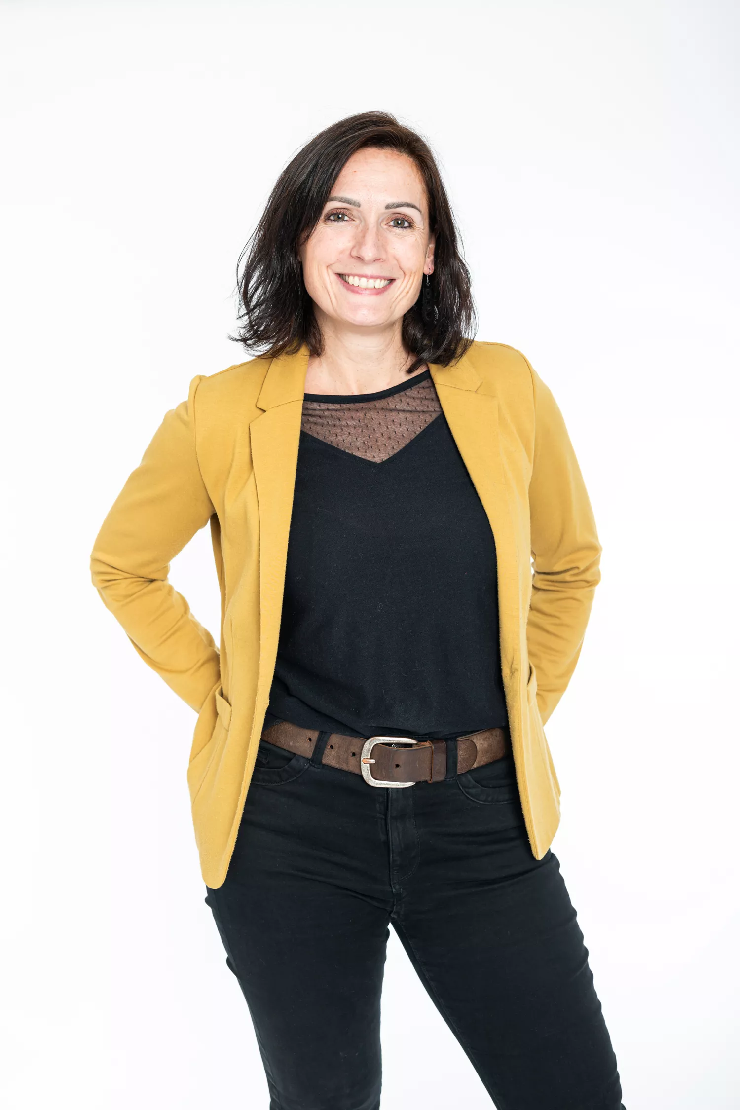 Melanie montet veste jaune
